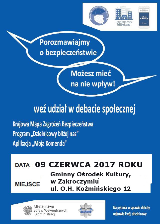 PLAKAT DEBATA ZAKROCZYM