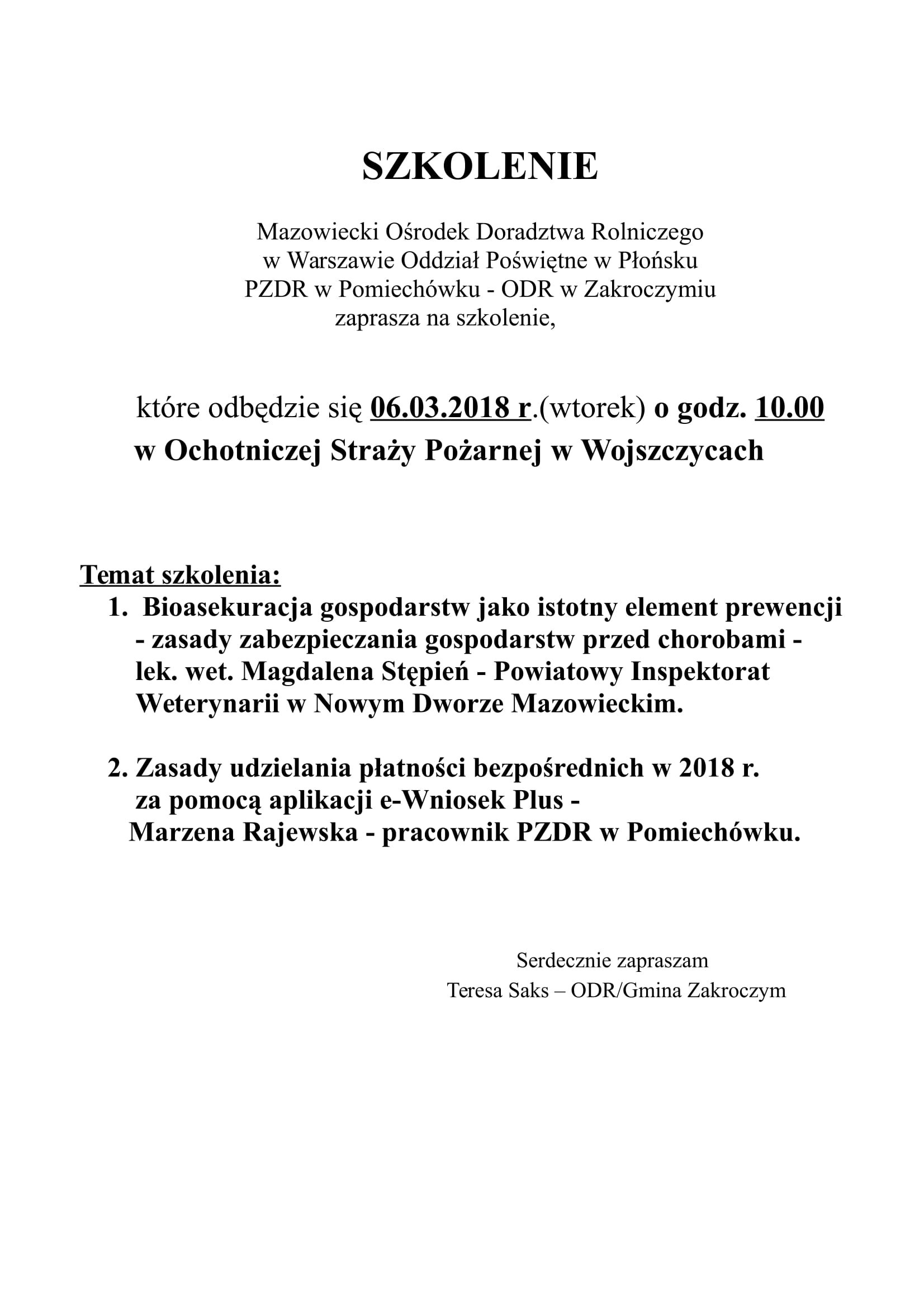 SZKOLENIE -  06.03.2018 r. OSP Wojszczyce-1